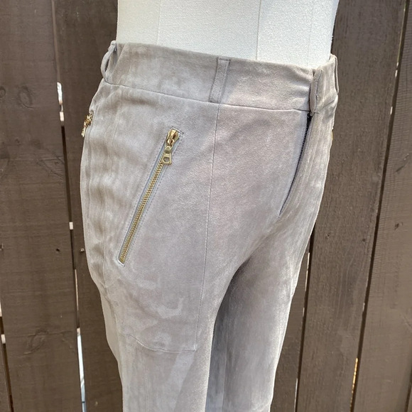 J Brand 100% Lamb Leather suede Moto style skinny pants - Picture 11 of 16